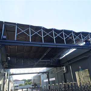 轨道式电动伸缩雨棚