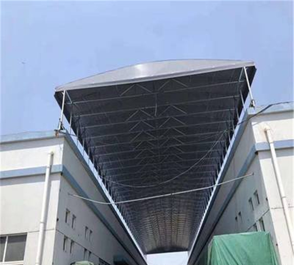 轨道式电动伸缩雨棚